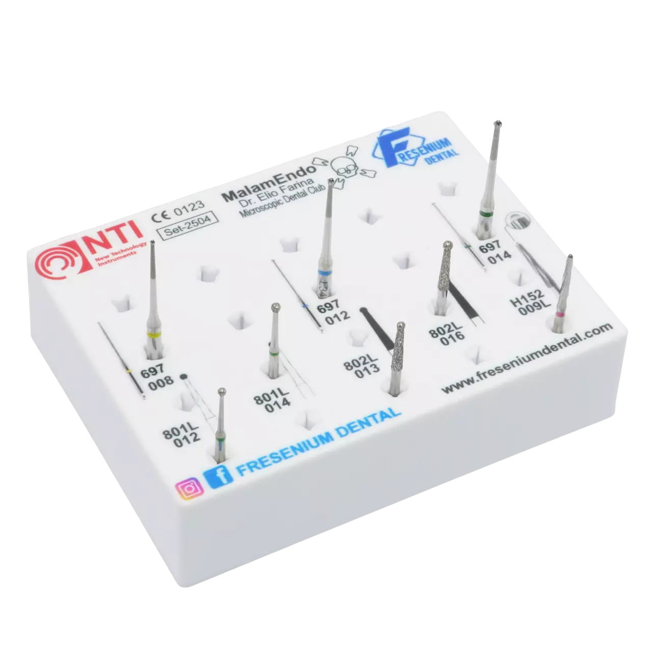 Kit Frese NTI per Endodontic Set By Dr. Elio Farina - SET-2504