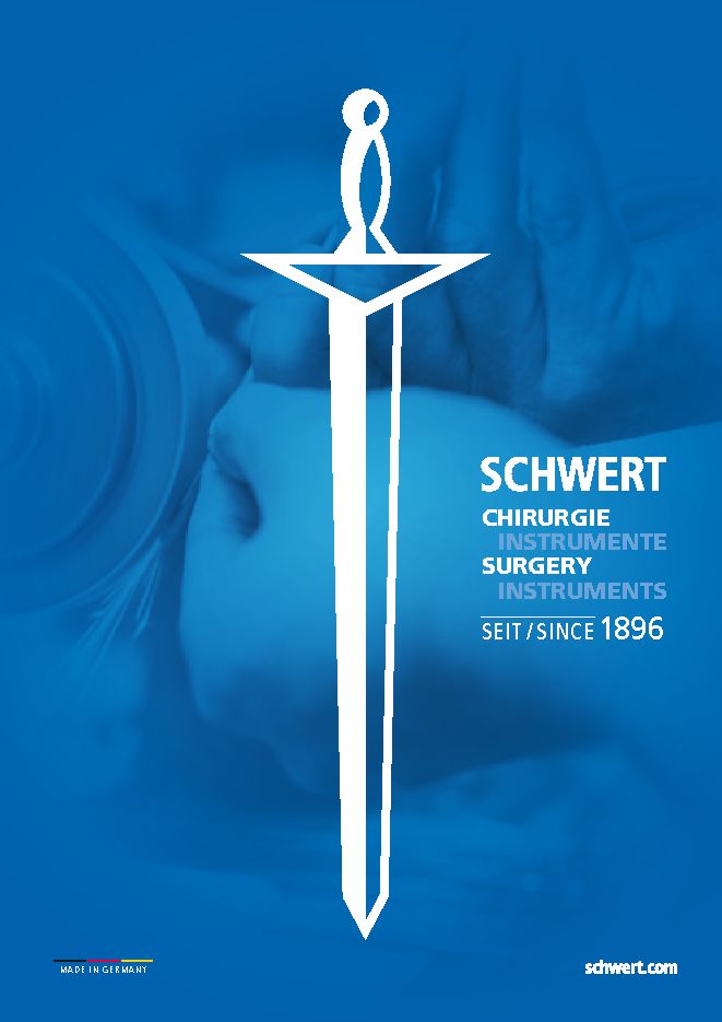 Copertina catalogo SCHWERT Surgery